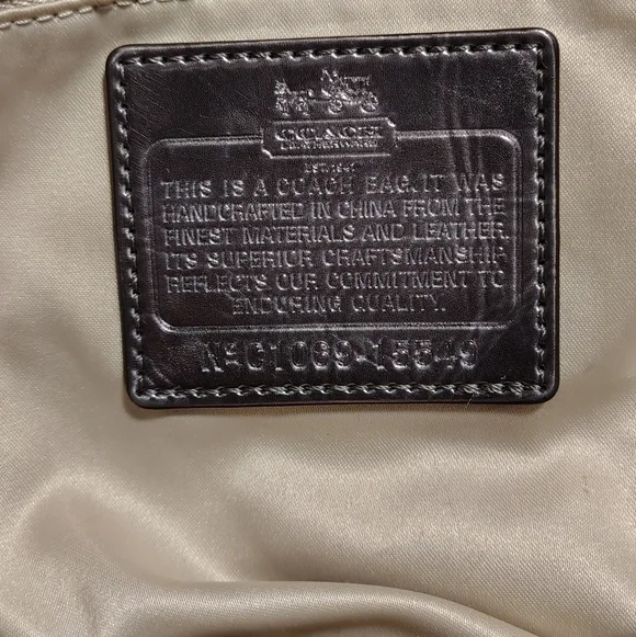 Coach Sateen Handbag - Picture 7 of 10